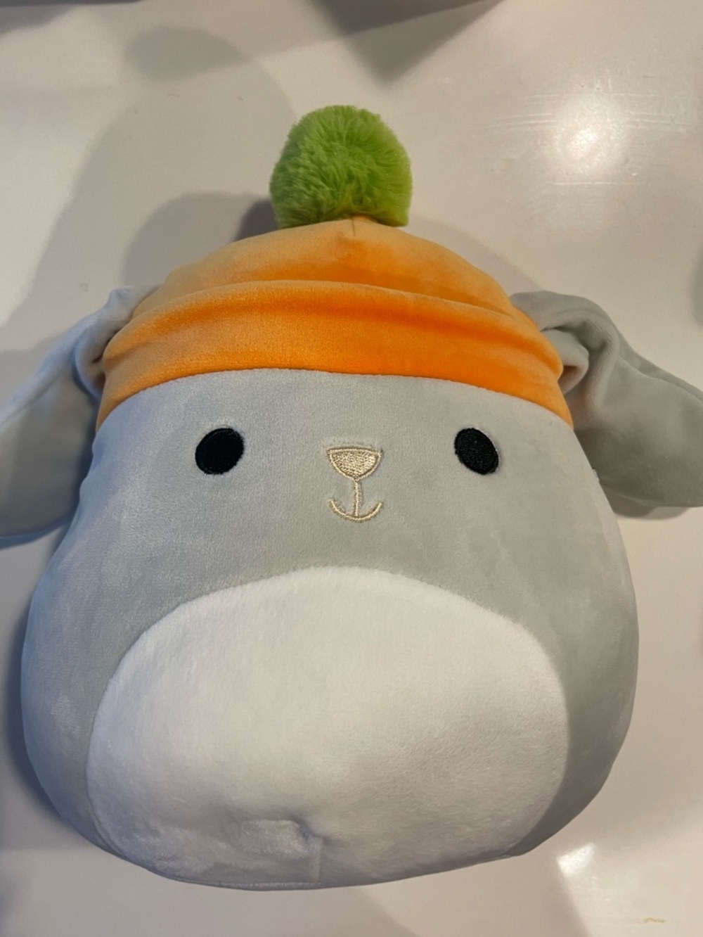 Squishmallows 10” VALENTINA‎ Bunny with Orange Hat Kellytoy 2023